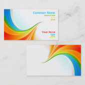 Regenbogen-Visitenkarte Visitenkarte (Vorne/Hinten)