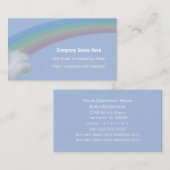 Regenbogen: Visitenkarten Visitenkarte (Vorne/Hinten)