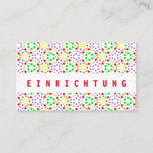 Regenbogen Visitenkarten Visitenkarte