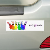 Regenbogen-Vogel-Autoaufkleber Autoaufkleber (Auf Auto)