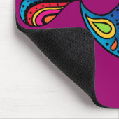 Regenbogen-Vogel Mousepad (Ecke)