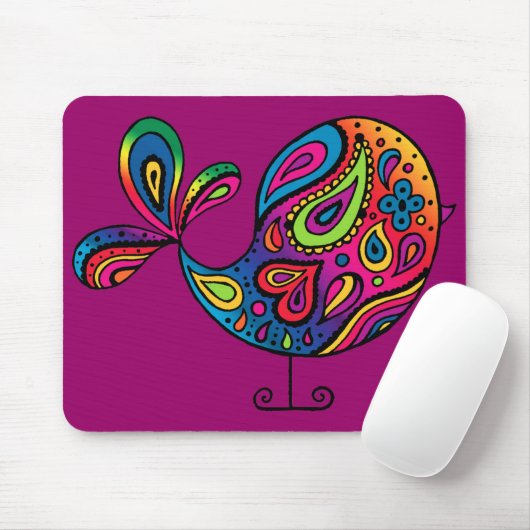 Regenbogen-Vogel Mousepad (Mit Mouse)