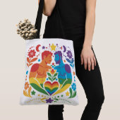 Regenbogen-Volks kunst-Stolz-Garten Tasche (Von Nahem)