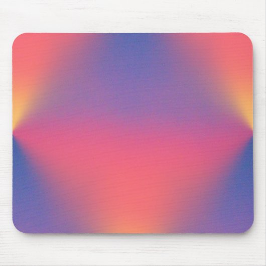 Regenbogen von Colors Diamond Shapes Mousepad (Vorne)
