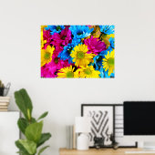 Regenbogen von Daisies Poster (Heimbüro)