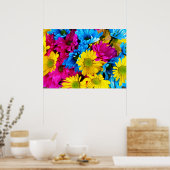 Regenbogen von Daisies Poster (Küche)