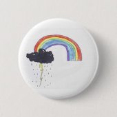 Regenbogen von der schwarzen Cloud-Taste Button (Vorderseite)