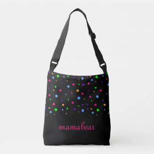 Regenbogen von Dots Crossbody Tragetaschen Mit Langen Trägern