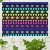 Regenbogen von Dots Küchentücher (Gefaltet)