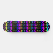 Regenbogen von Dots-Skateboard Skateboard (Horizontal)