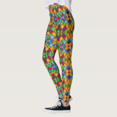 Regenbogen von farbigen Formen - Dazzling Celebrat Leggings (Links)