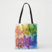 Regenbogen von Fee Tote Tasche (Vorderseite)