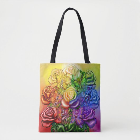 Regenbogen von Fee Tote Tasche (Vorderseite)