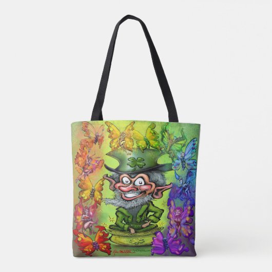 Regenbogen von Fee Tote Tasche (Rückseite)