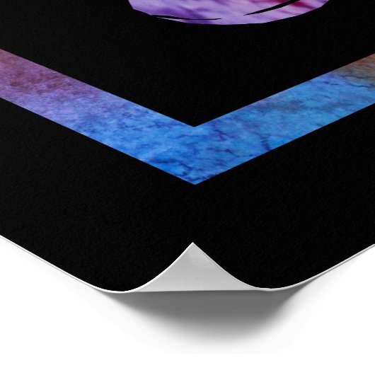 Regenbogen von Oboen Poster (Ecke)