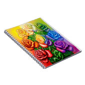 Regenbogen von Rose Notizblock (Rechte Seite)