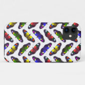 Regenbogen von Schmetterlingen iPhone 5 Fall (weiß Case-Mate iPhone Hülle (Rückseite (Horizontal))