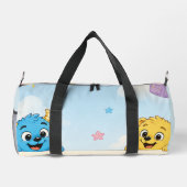 Regenbogen-Vorschulabenteuer mit Dinosaurier-Freun Duffle Bag (Rückseite)