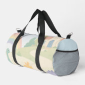 Regenbogen-Vorschulabenteuer mit Dinosaurier-Freun Duffle Bag (Rechte Ecke)