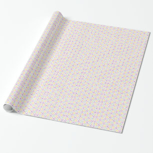 Regenbogen-Waben Geschenkpapier