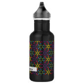 Regenbogen-Waben Trinkflasche (Rechts)