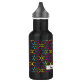 Regenbogen-Waben Trinkflasche (Links)