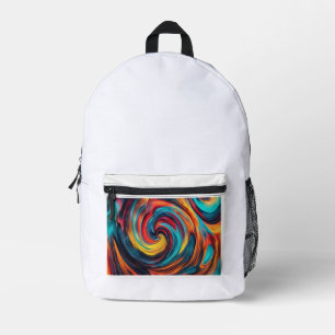 Regenbogen Wanderlust Bedruckter Rucksack