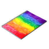 Regenbogen-Wäsche-Notizbuch Notizblock (Linke Seite)