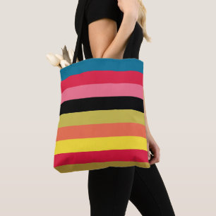 Regenbogen Wasserfall Streifen Tasche