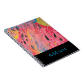 Regenbogen Wasserfallmalerei Notizblock (Rechte Seite)