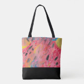 Regenbogen Wasserfallmalerei Tasche (Rückseite)