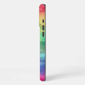 Regenbogen-Wasserfarbe iPhone Hülle (Linke Seite)