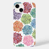 Regenbogen-Wasserfarben-Dahlie-Blumen-Fine-Art