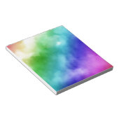 Regenbogen Wasserfarben Notizblock (angewinkelt)