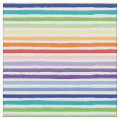 Regenbogen-Wasserfarben-Pinsel-Streifenmuster Stoff (Nahaufnahme)