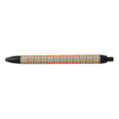 Regenbogen-Webart-Muster-Stift Kugelschreiber (Vorderseite)