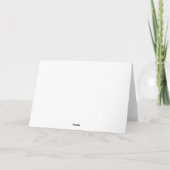 Regenbogen-WeihnachtsPinguin Feiertagskarte (Rückseite)