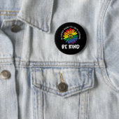 Regenbogen Welt sei freundlich Button (Beispiel)