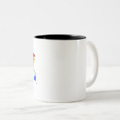 Regenbogen-Weltkarte-1192306_1920 Zweifarbige Tasse (VorderseiteRechts)
