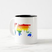 Regenbogen-Weltkarte-1192306_1920 Zweifarbige Tasse (Vorderseite Links)