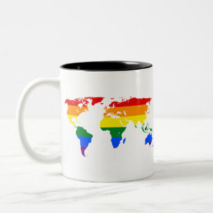 Regenbogen-Weltkarte-1192306_1920 Zweifarbige Tasse