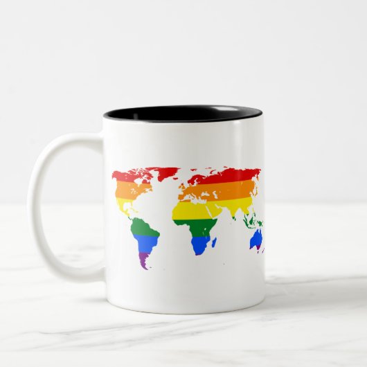 Regenbogen-Weltkarte-1192306_1920 Zweifarbige Tasse (Links)