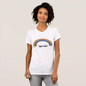 Regenbogen, Werbeoffizier T-Shirt (Vorne ganz)