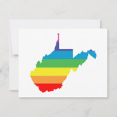 Regenbogen westjungfisch einladung (Vorderseite)