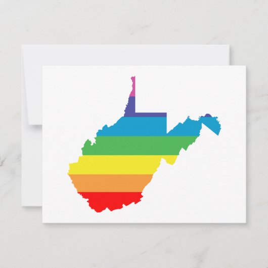 Regenbogen westjungfisch einladung (Vorderseite)