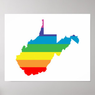 Regenbogen westjungfisch poster