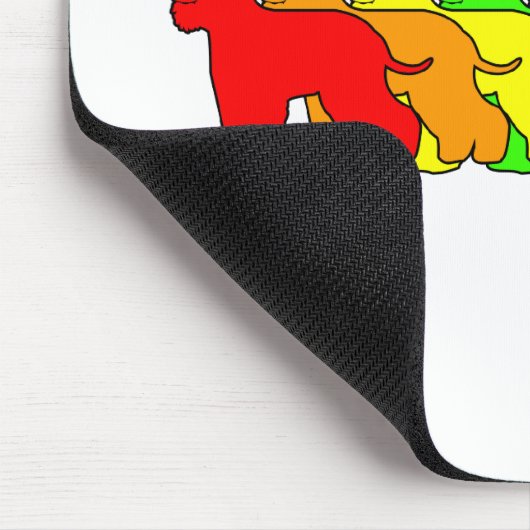 Regenbogen Whiptail Mousepad (Ecke)