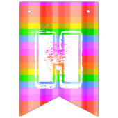 Regenbogen Wimpelkette (Zweite Fahne)