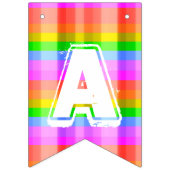 Regenbogen Wimpelkette (Dritte Fahne)