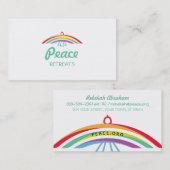 Regenbogen-Winged-Taube (scharf / vollfarbig) Visitenkarte (Vorne/Hinten)